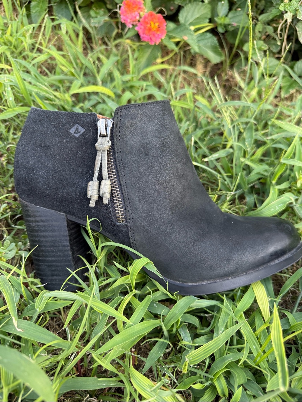 Sperry Black Ankle Bootie